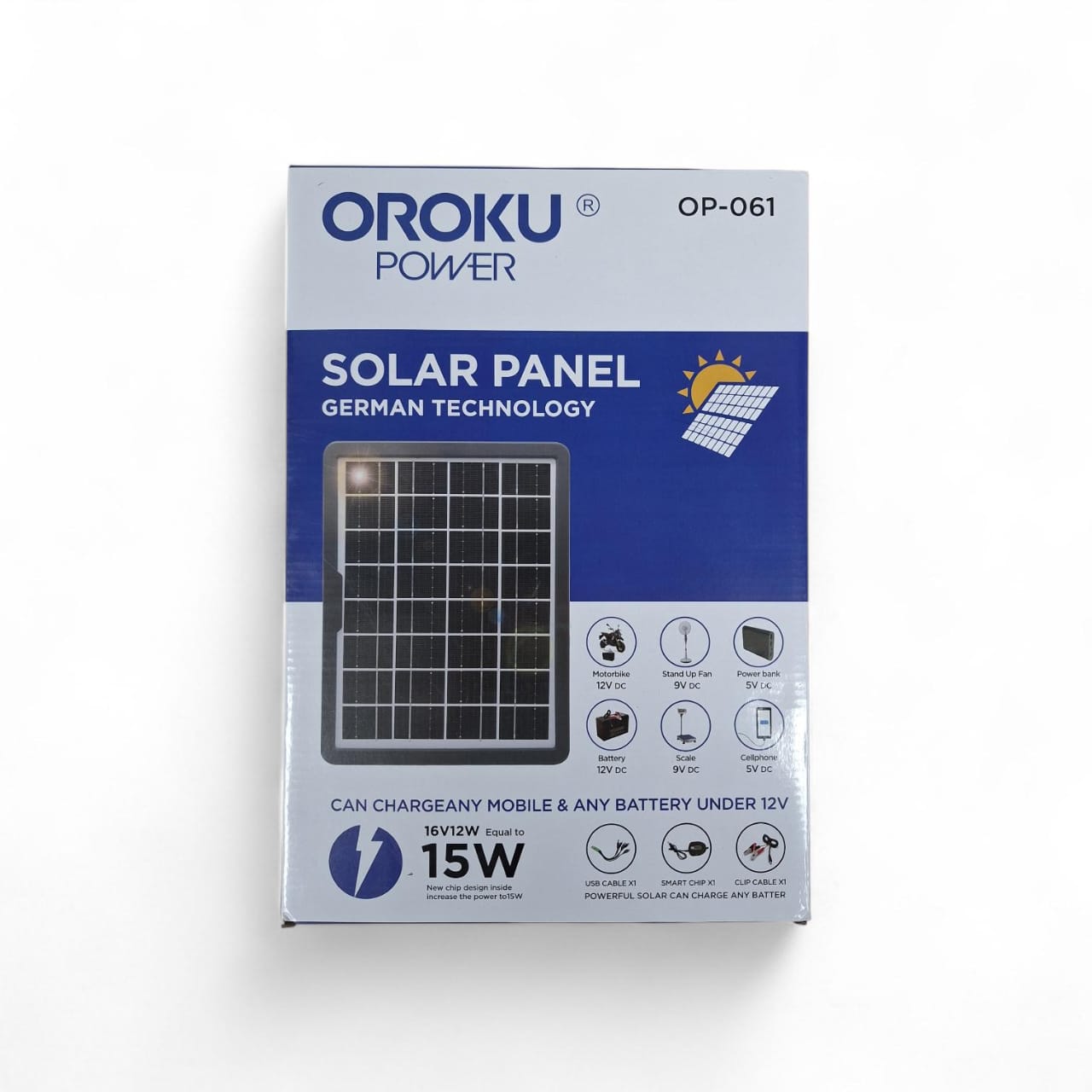 OROKU Power OP-061 15W Solar Mobile Phone and Battery Charger
