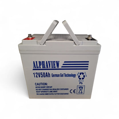 ALPHAVIEW 12V 50 AH Rechargeable Lead Acid/Gel Battery - Little Tokyo SA