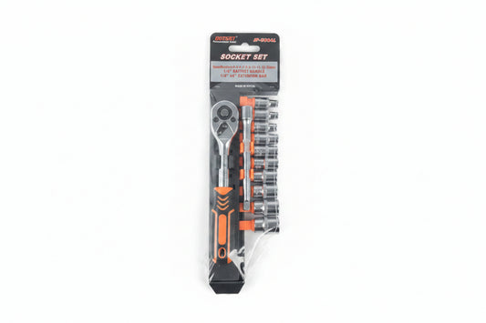 12pcs 1/4" DR Chrome Vanadium Socket Wrench Set