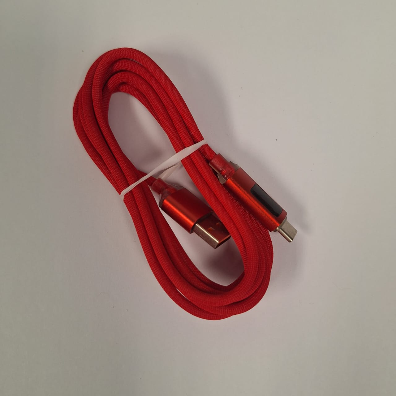2 Meter USB Type-C Braided LCD Display Long Distance Data and Charge Cable