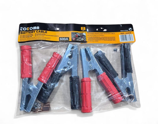Tokoma 600A DC Jumper Cable Clamp set