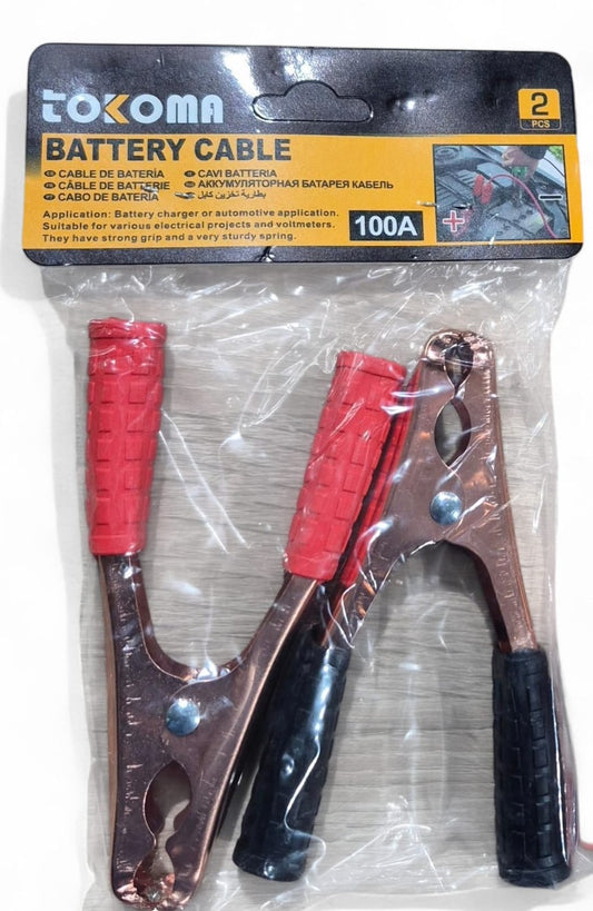Tokoma 100A DC Jumper Cable Clamp set
