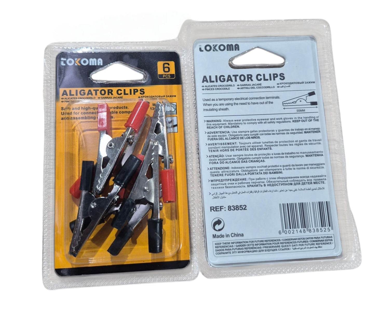 Tokoma 6pcs High Quality Alligator Clips