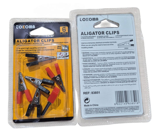 Tokoma 6pcs High Quality Alligator Clips