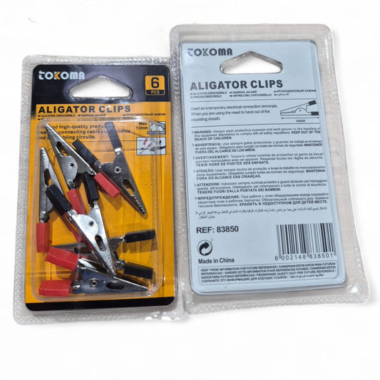 Tokoma 6pcs High Quality Alligator Clips