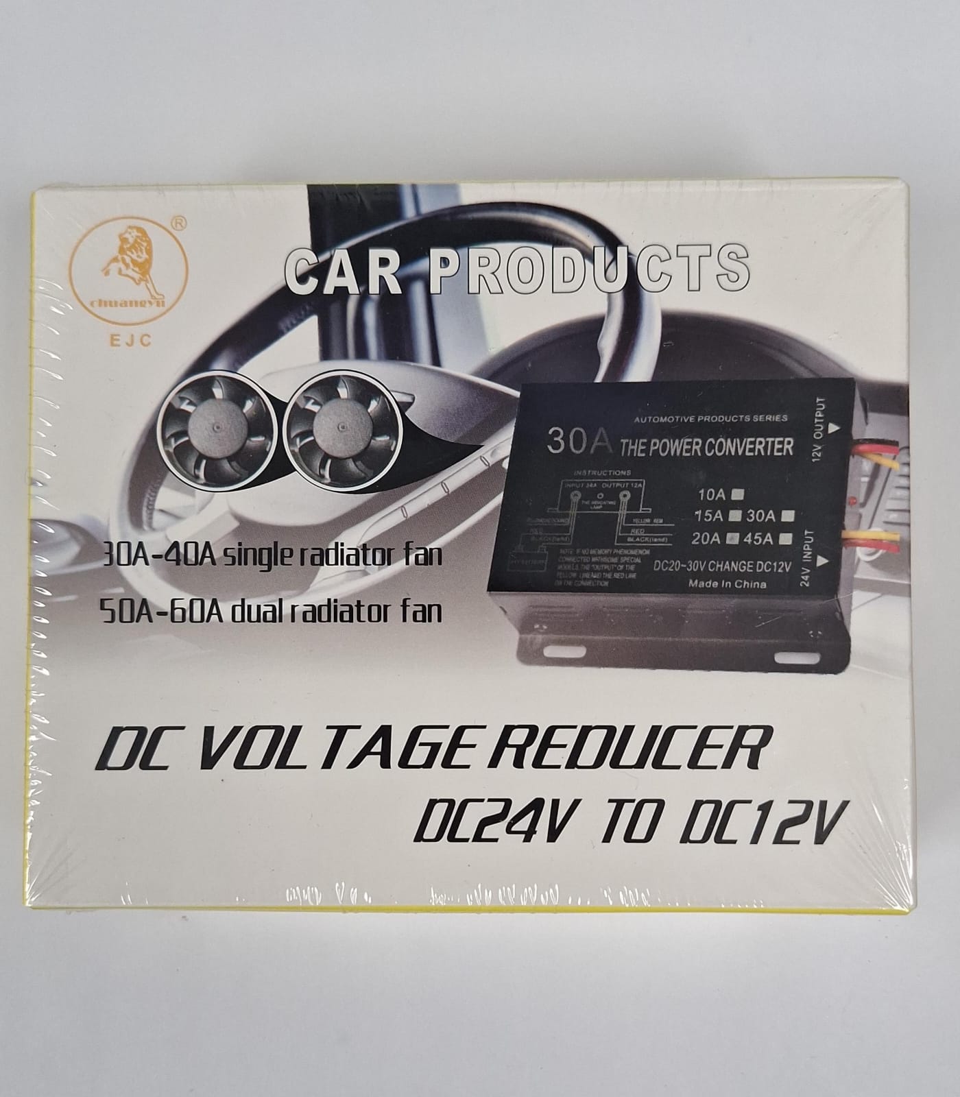 DC 24v to 12v 30A Power Step Down Transformer