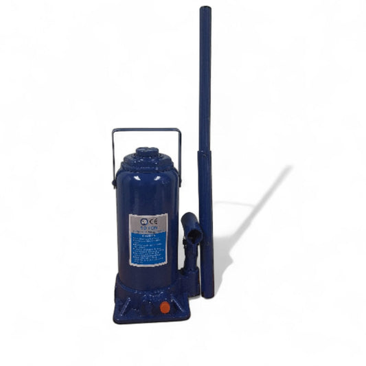 10 Ton Hydraulic Bottle Jack - BLUE