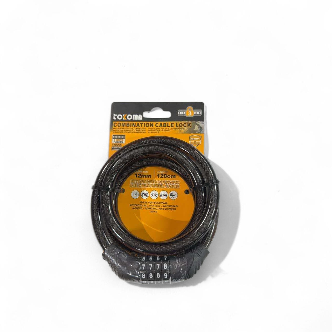 Tokoma Heavy Duty Combination Cable Lock