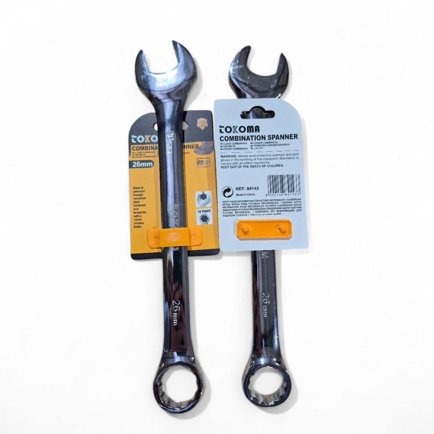 1pc Tokoma High Quality Chrome-Vanadium Combination Spanners | Tokoma
