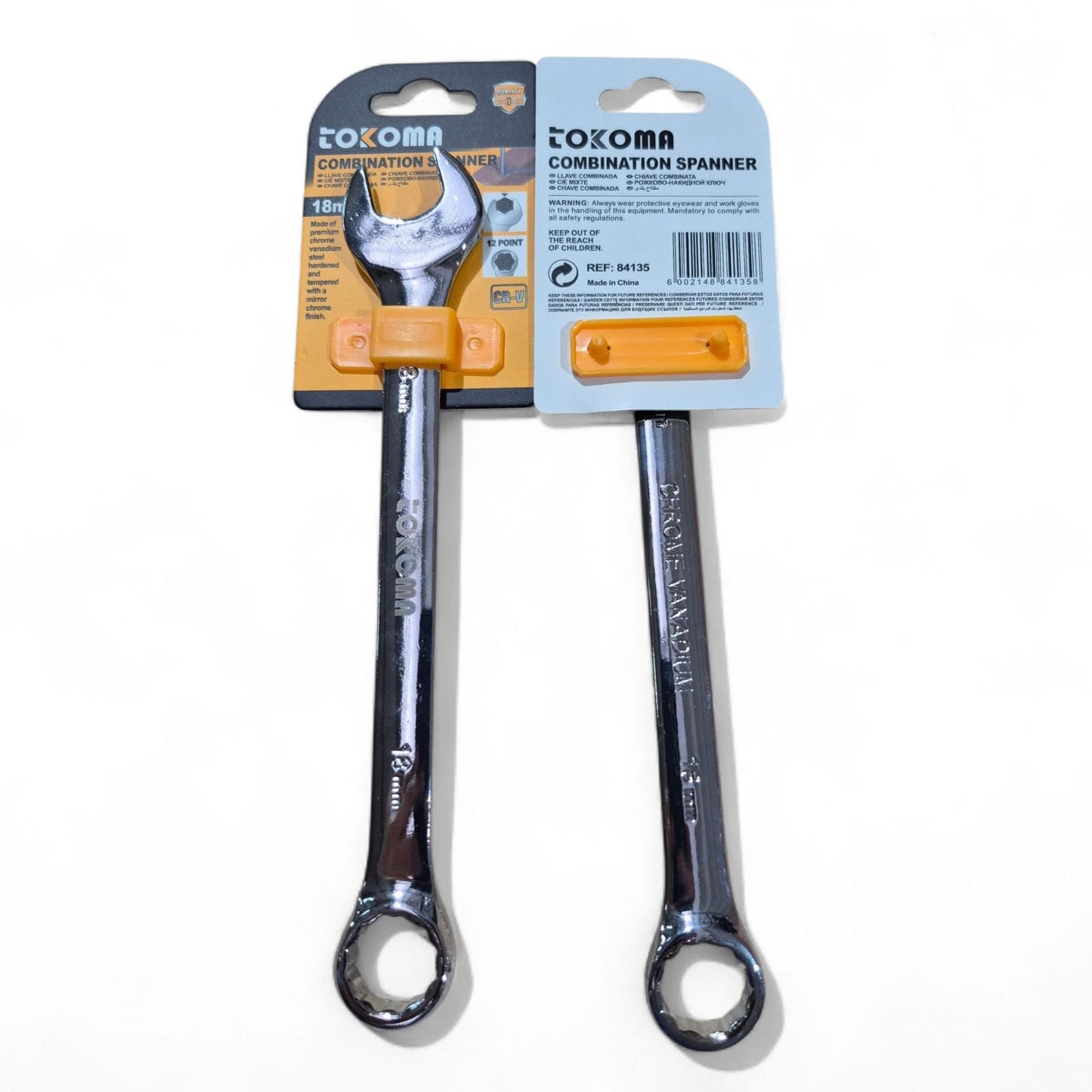 1pc Tokoma High Quality Chrome-Vanadium Combination Spanners | Tokoma