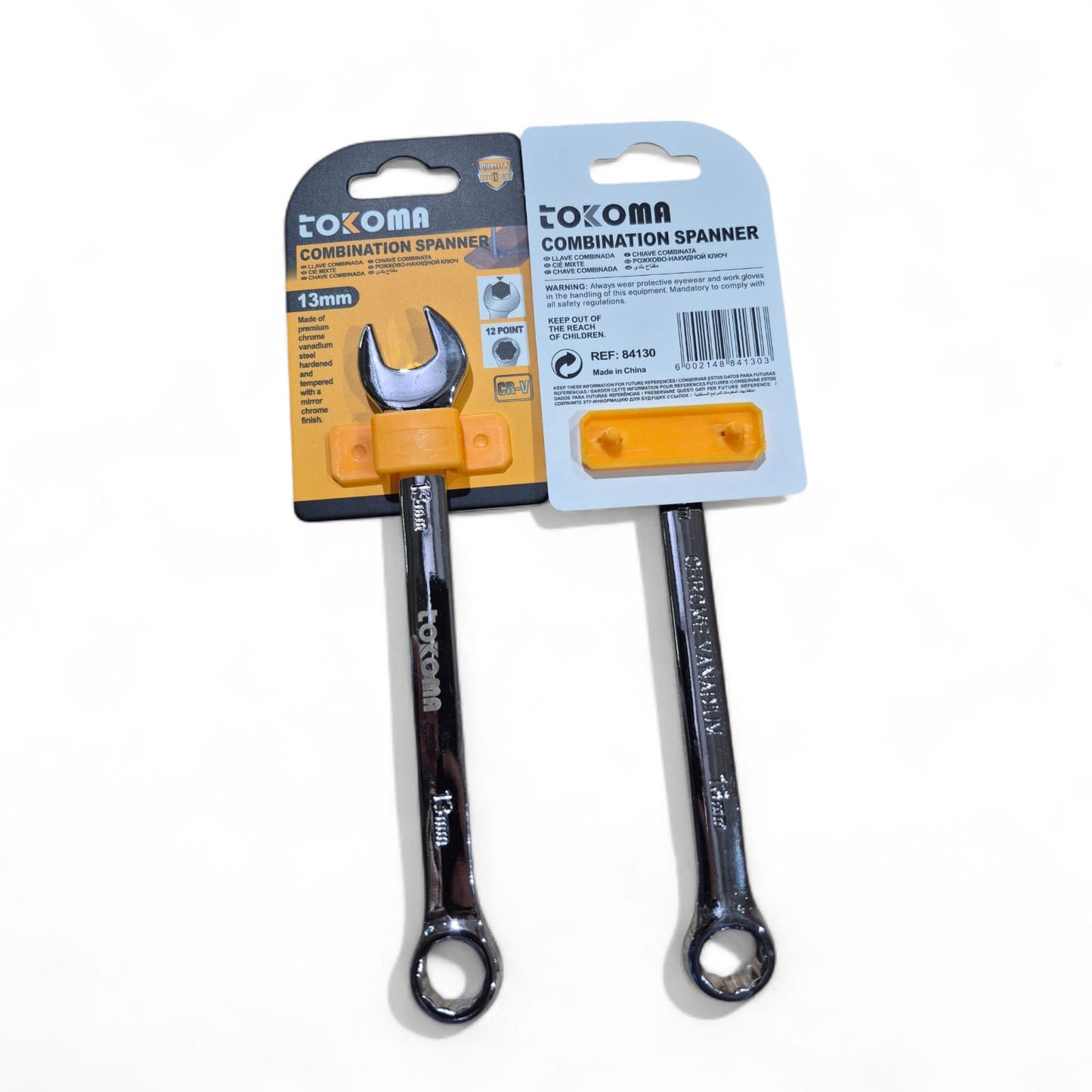 1pc Tokoma High Quality Chrome-Vanadium Combination Spanners | Tokoma