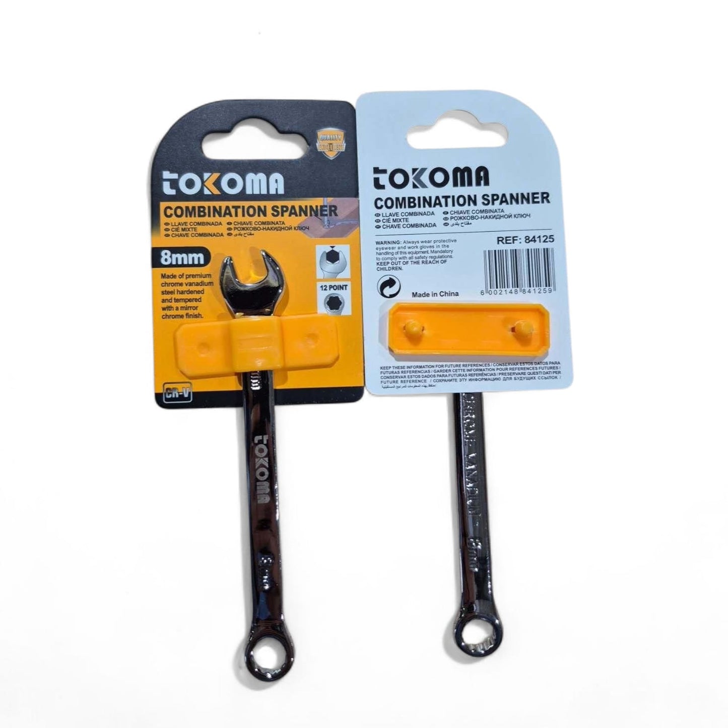 1pc Tokoma High Quality Chrome-Vanadium Combination Spanners | Tokoma