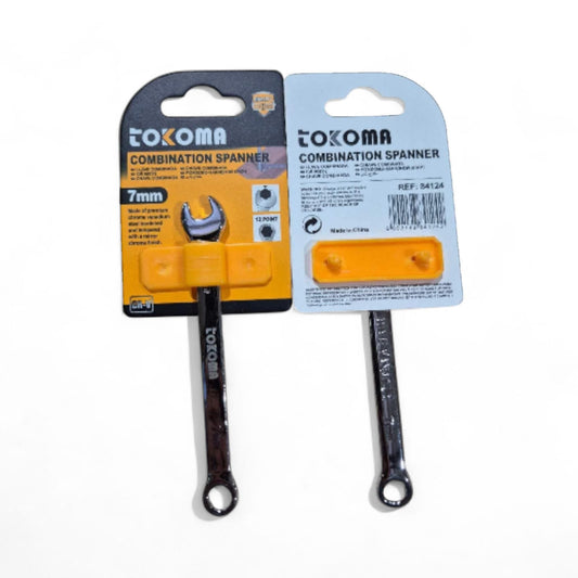1pc Tokoma High Quality Chrome-Vanadium Combination Spanners | Tokoma
