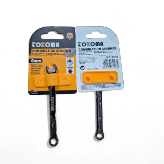 1pc Tokoma High Quality Chrome-Vanadium Combination Spanners | Tokoma