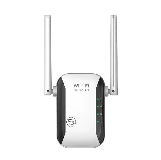 Wireless Repeater WiFi Booster With Two External Antennas,300Mbps Speed