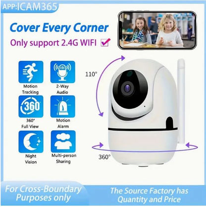 Wireless WiFi Security Home Camera, Pet Monitor and Nanny Cam