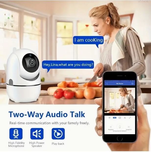 Wireless WiFi Security Home Camera, Pet Monitor and Nanny Cam