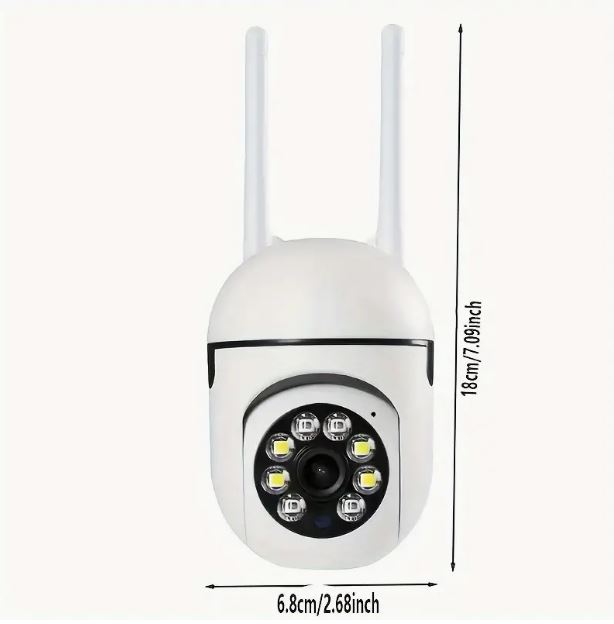 Panoramic 355° Wireless Home Security Camera with Night Vision And Two-Way Audio