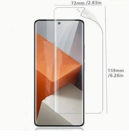 For Xiaomi Redmi Note 13 Pro/Note 13 Pro+ Soft TPU Screen +Camera Lens Protector