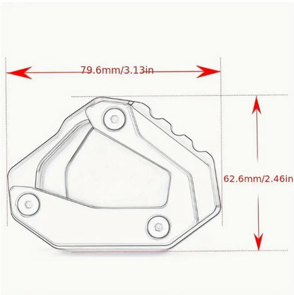 Yamaha YZF-R1 YZFR1 YZF R1 YZF R1M 2015-2023 Motorcycle Kickstand Foot Side Stand Extension Pad