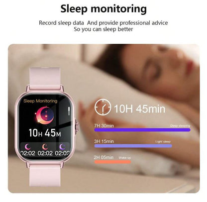 Z15 - Touch Screen Smart Watch With 4.0 Bluetooth Connectivity - Pink