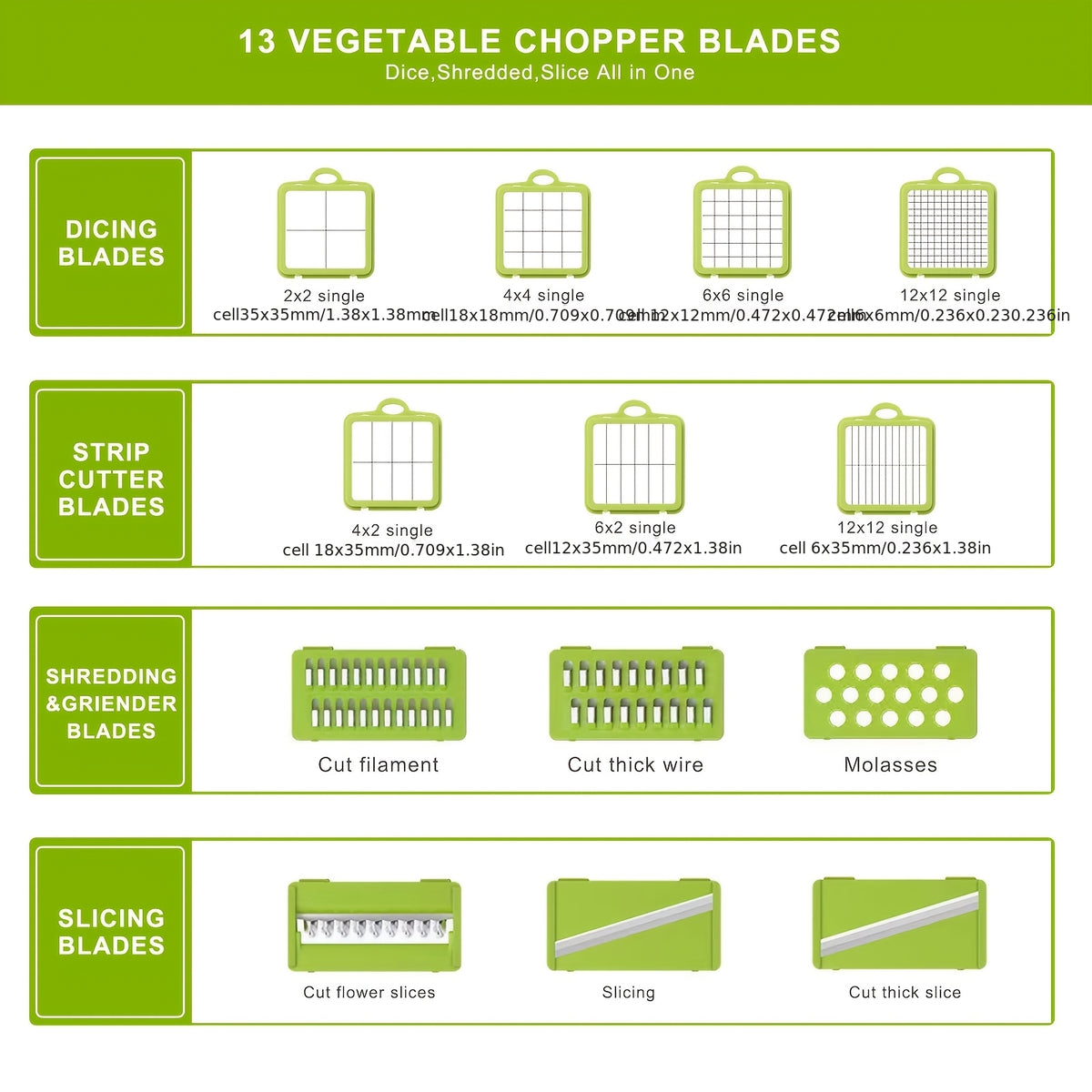 Temu 22-in-1 vegetable chopper with multiple blades and compartments for efficient vegetable cutting and preparation.