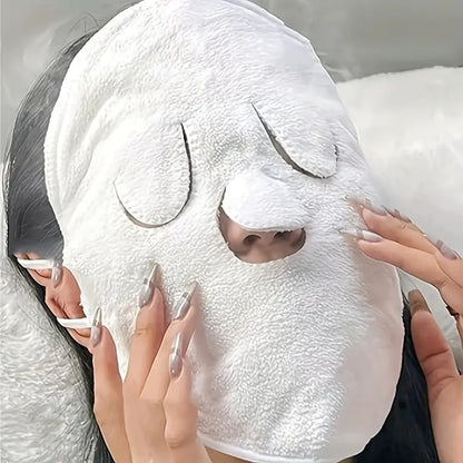 1pc Reusable Hot and Cold Facial Steamer Mask