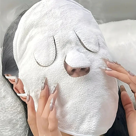 1pc Reusable Hot and Cold Facial Steamer Mask
