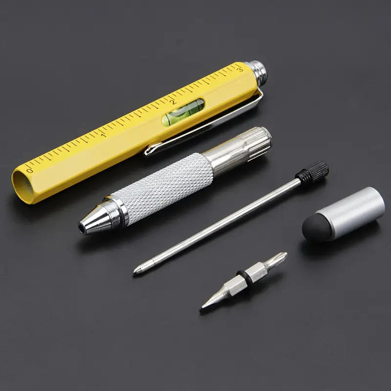 Hexagonal 7-in-1 Multifunction Stylus Pen