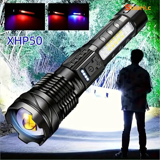 Staaricc Super Powerful USB Rechargeable LED Torch