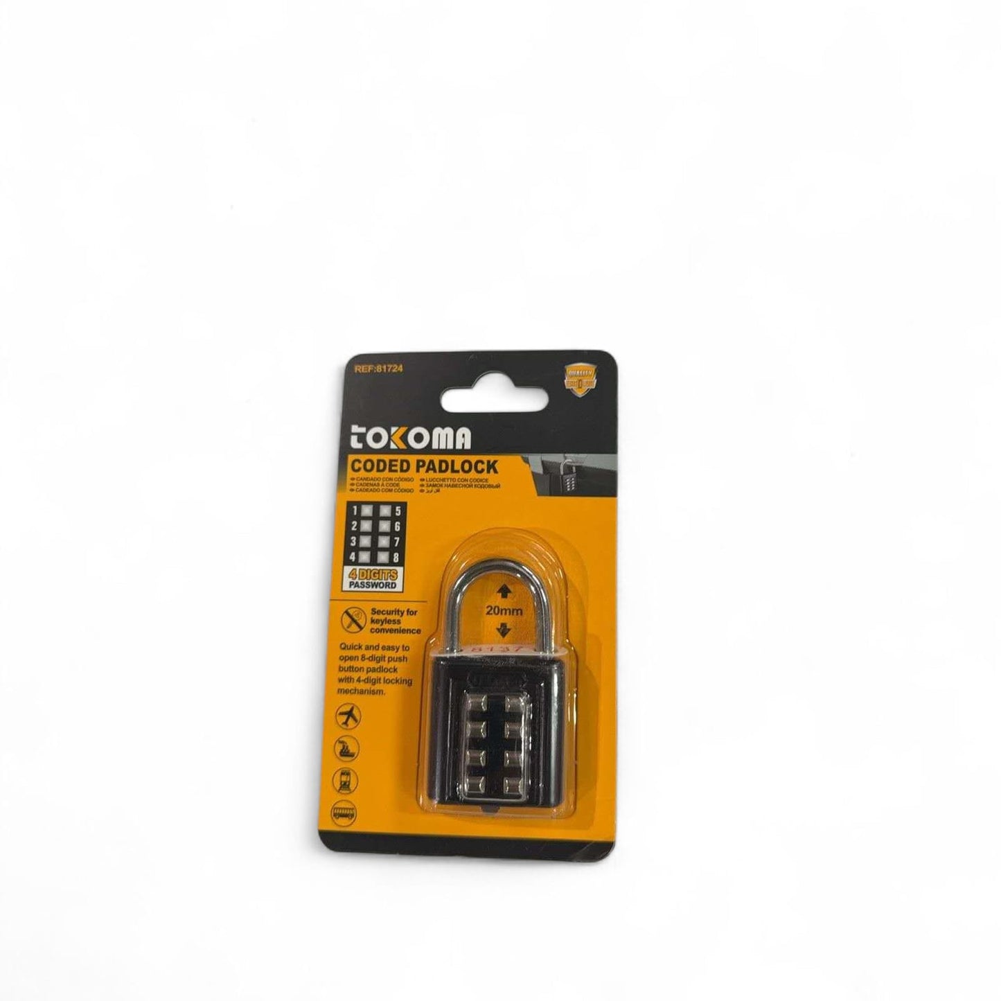 Tokoma High Quality Coded Padlock