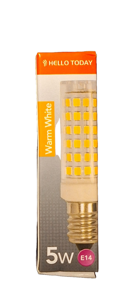 Hello Today LED E14 5 Watt Warm White Bulb