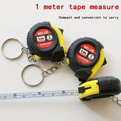 Precision Miniature Tape Measure Keychain