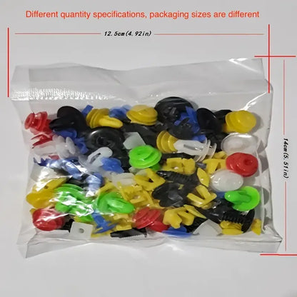 50pcs Durable Auto Fastener Set