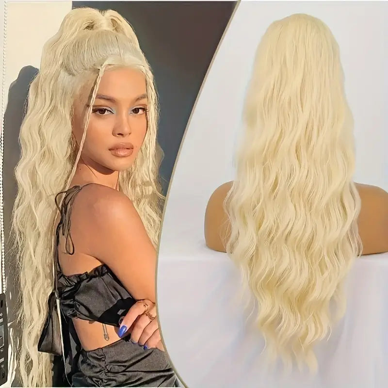 66cm Seamless Synthetic Wavy Ponytail - Little Tokyo SA