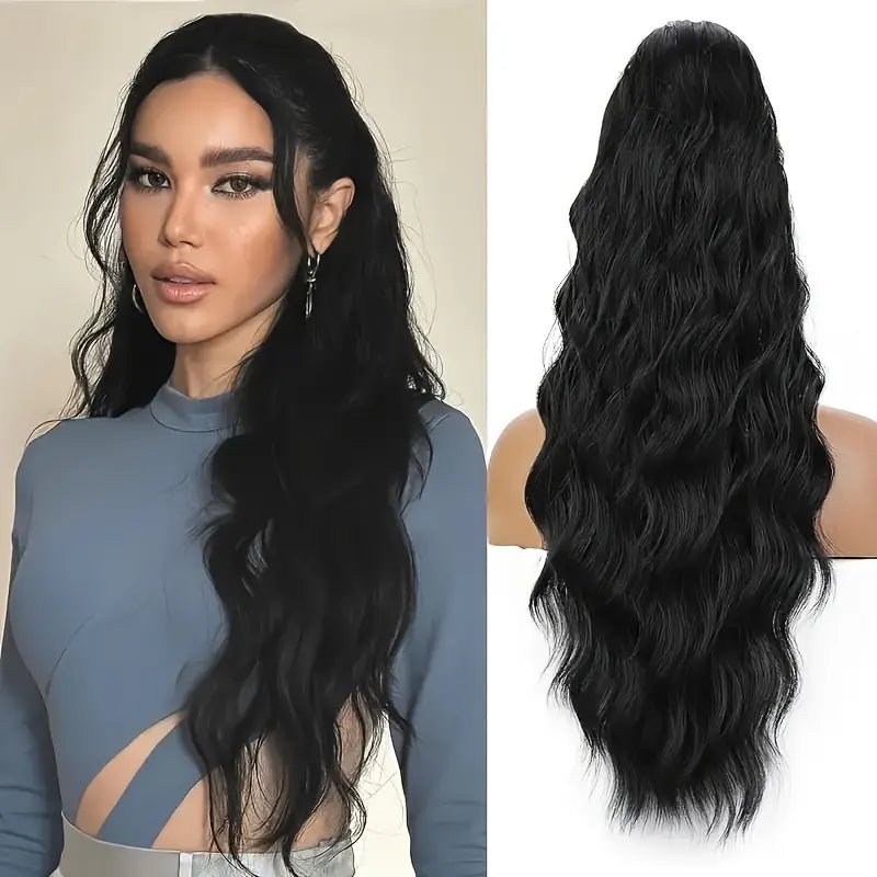 66cm Seamless Synthetic Wavy Ponytail - Little Tokyo SA