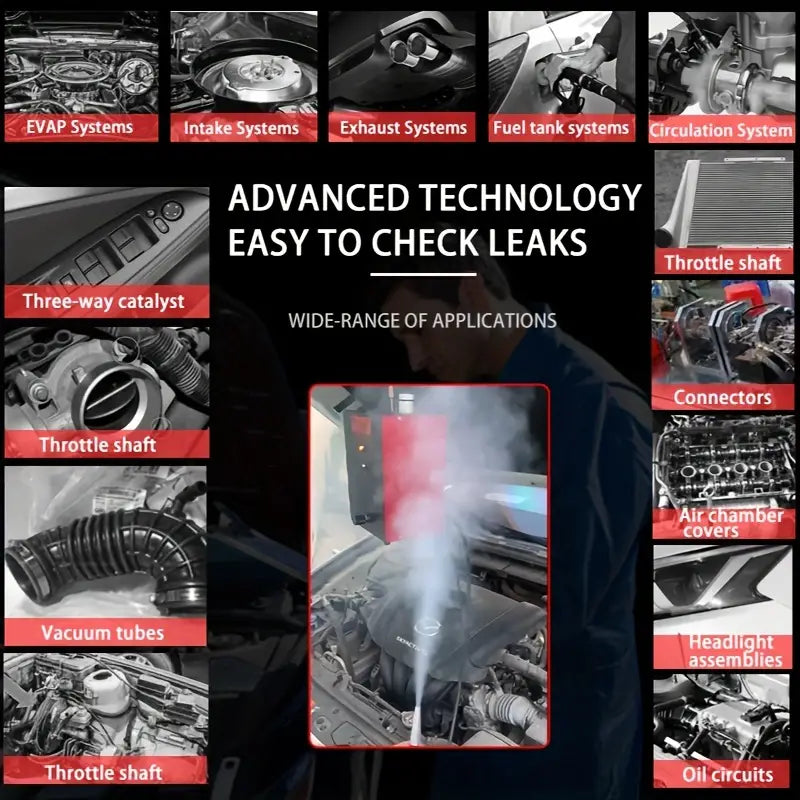 KUMORE Car Smoke Leak Detector KMC01, Vehicle Repair Diagnostics Tool