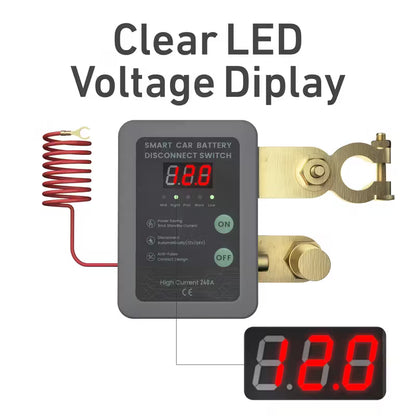 Automatic 12V DC Battery Disconnect Switch
