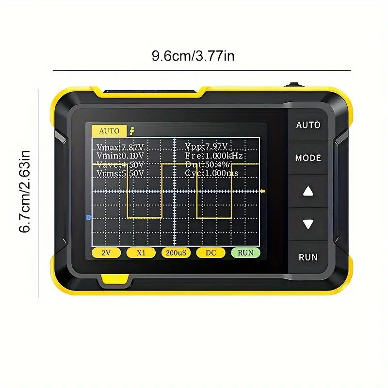 200KHz High-Bandwidth Portable Handheld Digital Oscilloscope