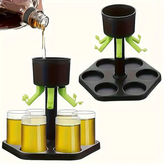 Shot Glass Dispenser And Holder