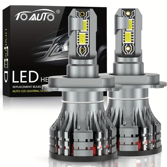 2pcs H4 LED Canbus Car Headlight Bulbs Plug And Play 70W 6500K Auto Lamp Kit