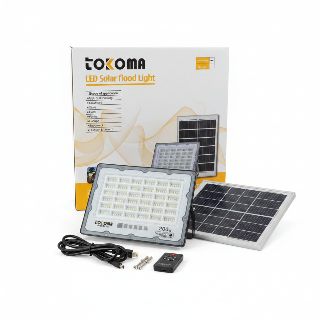 Tokoma LED Solar Flood Light