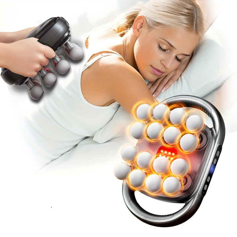 16-Head Flesh Gun Deep Tissue Massage Device