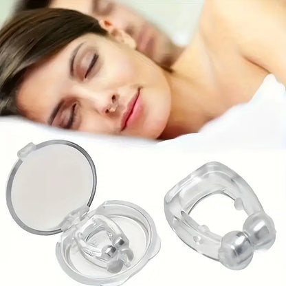 1pc Anti-Snoring Magnetic Silicone Nasal Plug