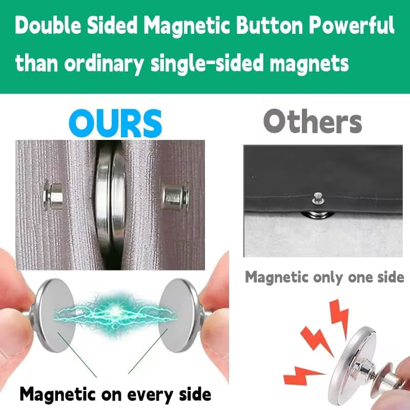 10 Pairs (20piees) Magnetic Curtain Clips