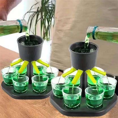 Shot Glass Dispenser And Holder