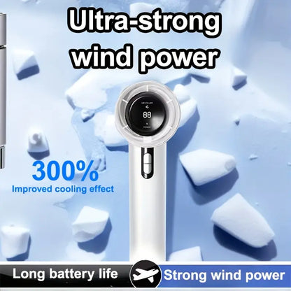 1pc AI00 Handheld Turbo Fan - Ultra Powerful 13000 RPM High-Speed