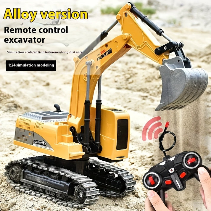 5-Channel Remote Control Excavator - Capable of Digging Sand And Soil ...
