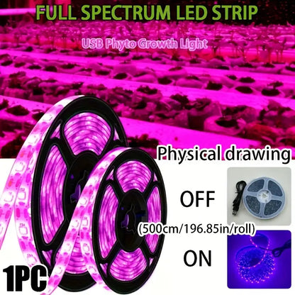 1pc FlexiGrow 4.88meter USB Powered LED Grow Light Strip