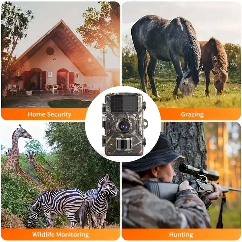 1pc MyAI Hunting Camera With 2-Inch Screen, HD Wildlife Trail Camera